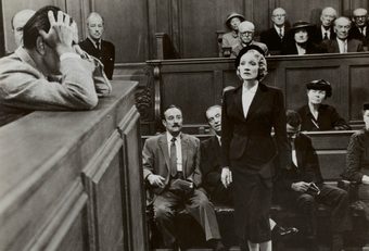 still from Witness for the Prosecution (Billy Wilder, US 1957)