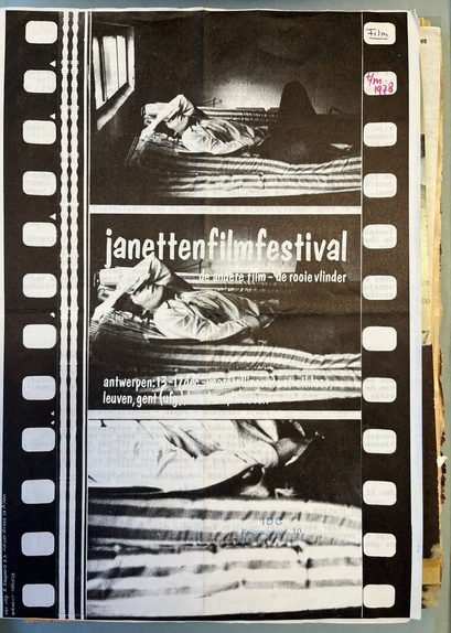 Aanplakbiljet van het Janettenfilmfestival in België