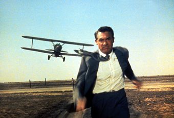 still from North by Northwest (Alfred Hitchcock, US 1959)