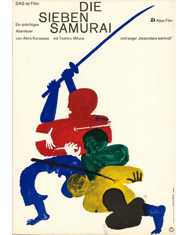 Poster The Seven Samurai (JP, Akira Kurosawa, 1954)