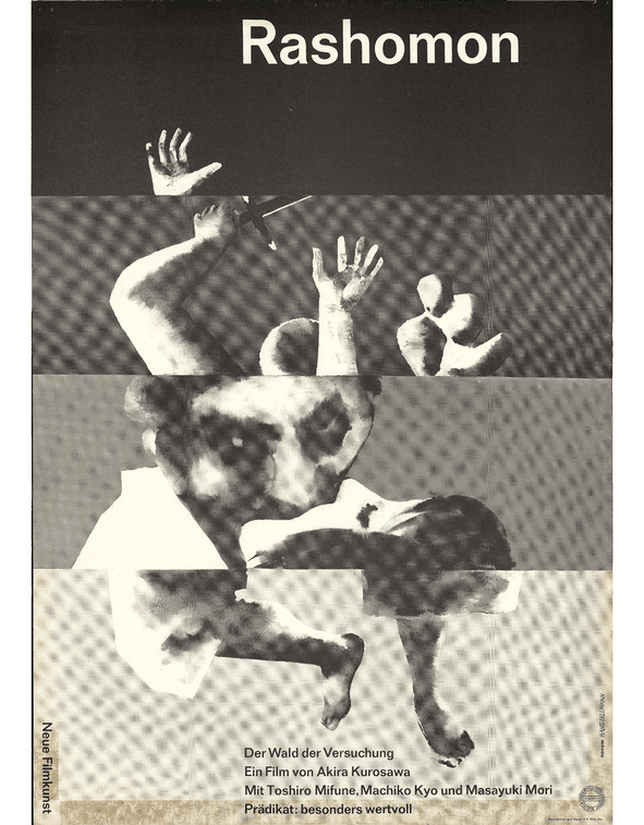 Poster Rashomon (JP, Akira Kurosawa, 1950)