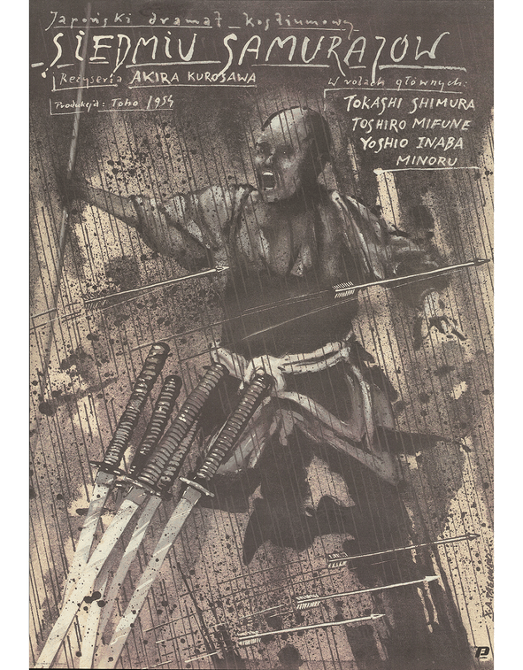 Poster The Seven Samurai (JP, Akira Kurosawa, 1954)