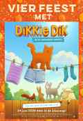 poster Vier feest met Dikkie Dik en de verdwenen knuffel (Joost van den Bosch & Erik Verkerk, NL/BE 2024)