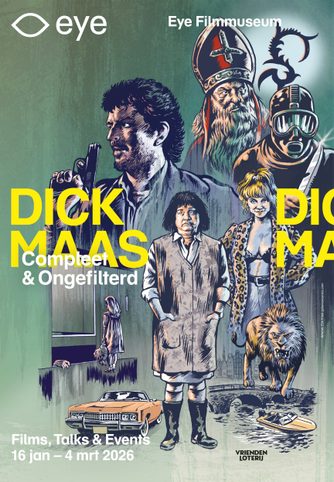 poster Dick Maas – Compleet & Ongefilterd (illustration Erik Kriek)