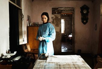 still from April (Dea Kulumbegashvili, GE 2024)