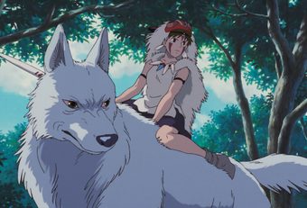 still from Princess Mononoke (Hayao Miyazaki, JP 1997)