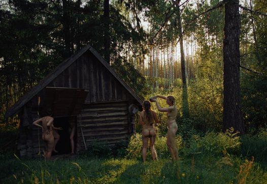 still from Smoke Sauna Sisterhood (Anna Hints, EE 2023)