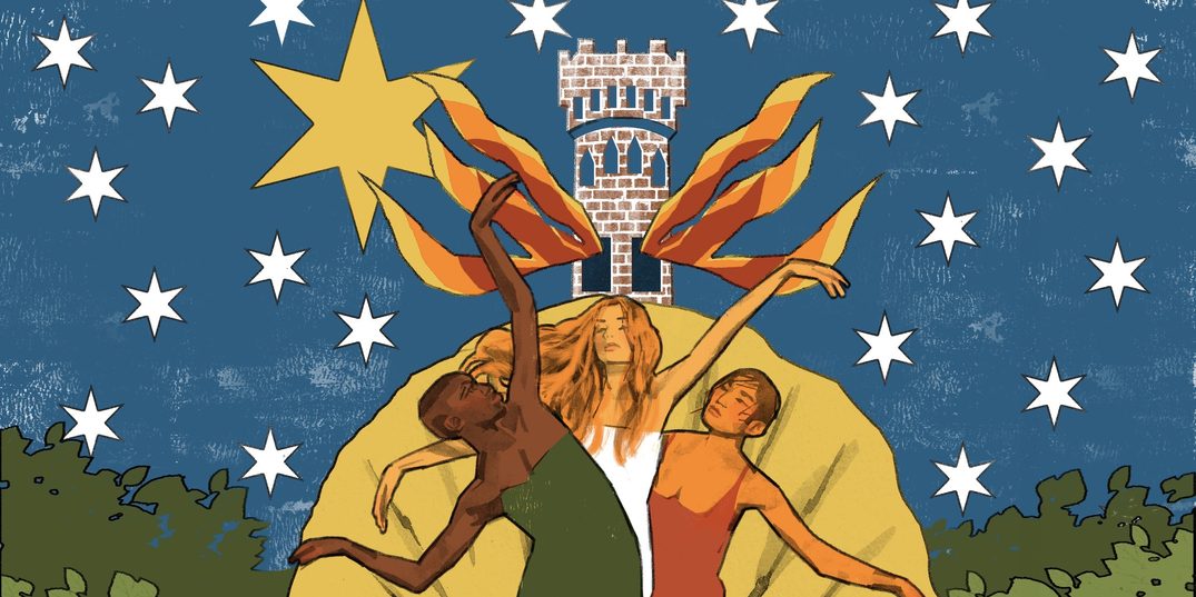 campaign image Alicia Bergamelli – The Tower of Crossed Destinies (© Kim Thompson)
