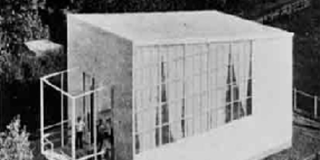 De filmstudio van F.A. Nöggerath in Sloten, in gebruik tussen 1911 en 1913.
