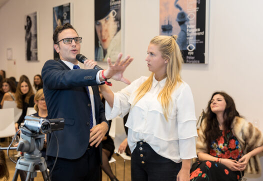 Een workshop in Room at the Top