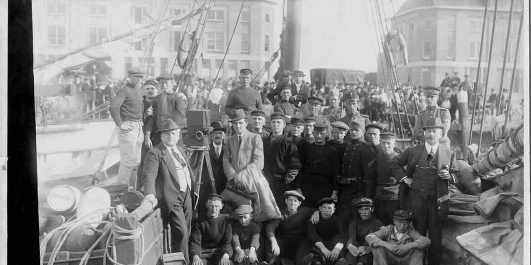 Werkfoto van Het wrak in de Noordzee (NL, Theo Frenkel sr., 1915)