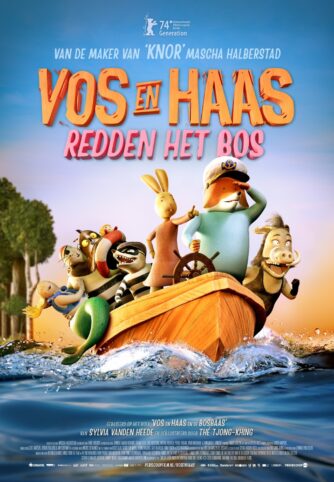 poster Vos en Haas redden het bos (Mascha Halberstad, NL/BE/LU 2024)